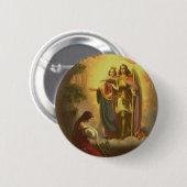 Saint Joan of Arc Ronde Button 5,7 Cm (Voorkant /achterkant)