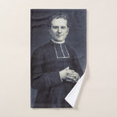 Saint John Bosco Père et enseignant de la jeunesse (Serviette à main)