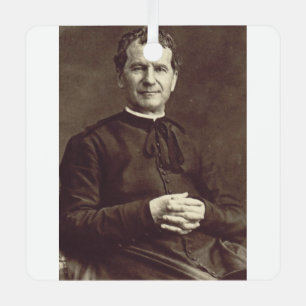 Saint John Bosco Priest en confessor Metalen Ornament