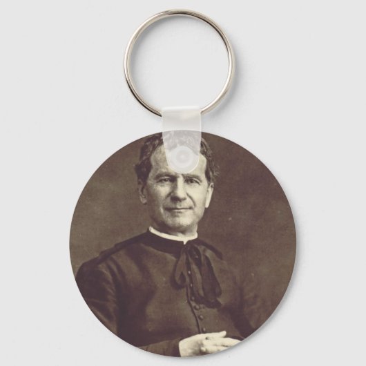 Saint John Bosco Priest en confessor Sleutelhanger (Voorkant)