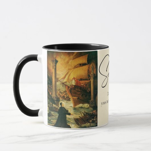 Saint John Bosco, Saint Catholique Mug (Gauche)