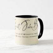 Saint John Bosco, Saint Catholique Mug (Devant droit)