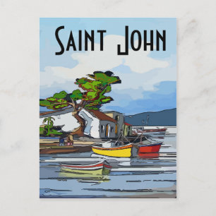 Saint John Island, tekst bewerken Briefkaart