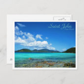 Saint-John-Maagdeneilanden Briefkaart (Voorkant / Achterkant)
