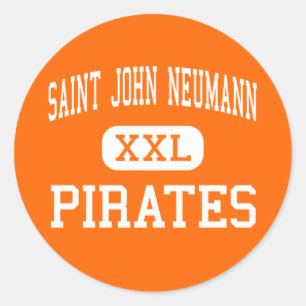 Saint John Neumann - Piraten - High - Philadelphia Ronde Sticker