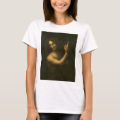 Saint John the Baptist by Leonardo da Vinci T-shirt (Voorkant)