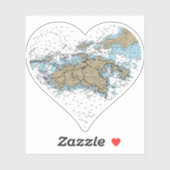 Saint John USVI Chart Sticker (Vel)