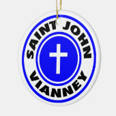 Saint John Vianney Keramisch Ornament (Links)