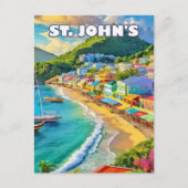 Saint John's, a sparkling jewel of the Caribbean Briefkaart (Voorkant)