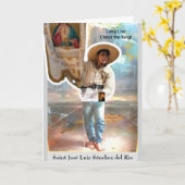 Saint José Luis Sánchez del Rio Kaart (Gele Bloem)