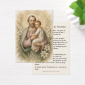 Saint Joseph avec l'Enfant Jésus Prière de Protect (Bureau)