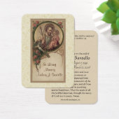 Saint Joseph Catholicisme Funeral Memorial Carte S (Bureau)