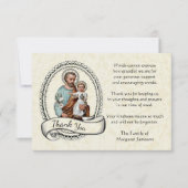 Saint Joseph Condolence religieuse du Merci (Devant)