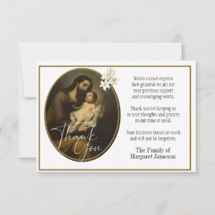 Saint Joseph Condolence religieuse du Merci