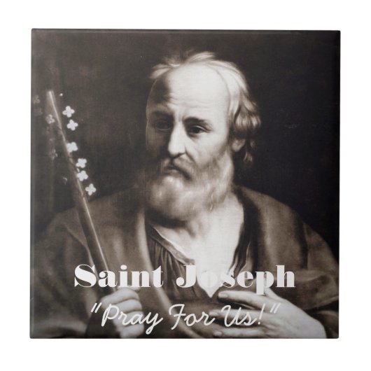 Saint Joseph Custom Tile Tegeltje (Voorkant)