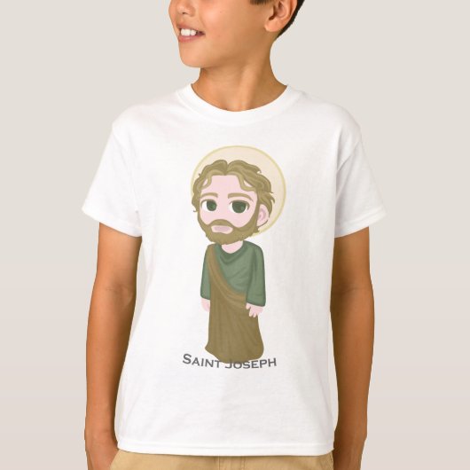 Saint Joseph Cute katholiek T-shirt (Voorkant)