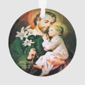 Saint Joseph, gardien de Jésus (dos)
