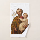 Saint Joseph Guardian de la Sainte Famille (Serviette à main)