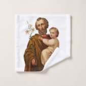 Saint Joseph Guardian de la Sainte Famille (Gant de toilette)