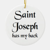 saint joseph keramisch ornament (Voorkant)