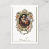 Saint-Joseph Mariage catholique Favoriser la Carte (Devant)