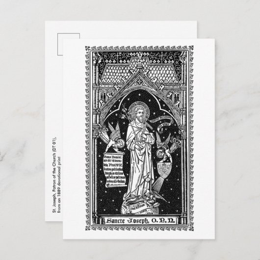 Saint Joseph, Patron de l'Église (DT 01) Carte pos (Devant / Derrière)