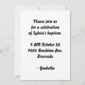 Saint Jude de Apostle Invite Kaart (Achterkant)