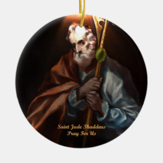 Saint Jude Thaddeus Keramisch Ornament