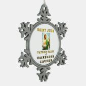 SAINT JUDE TIN SNEEUWVLOK ORNAMENT (Links)