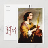 Saint Justa Par Murillo Carte Postale (Devant / Derrière)