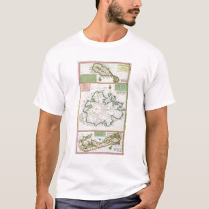 Saint Kitts, Antigua en Bermuda, detail van een ka T-shirt