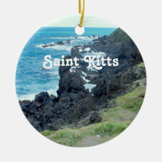 Saint Kitts Coast Keramisch Ornament
