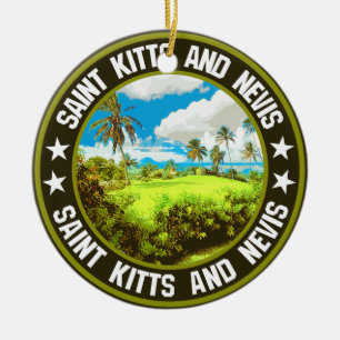 Saint Kitts en Nevis Keramisch Ornament
