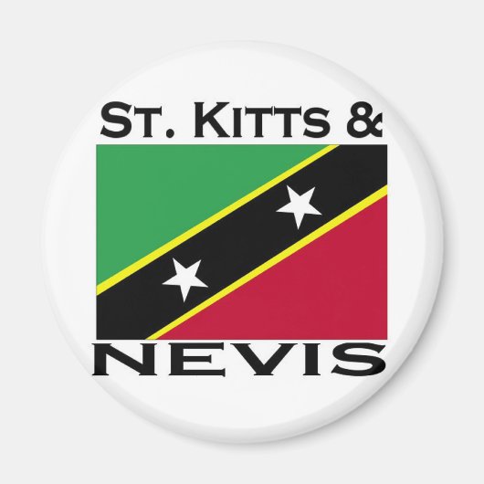 Saint Kitts en Nevis Magneet (Voorkant)
