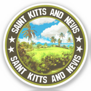 Saint Kitts en Nevis Sticker
