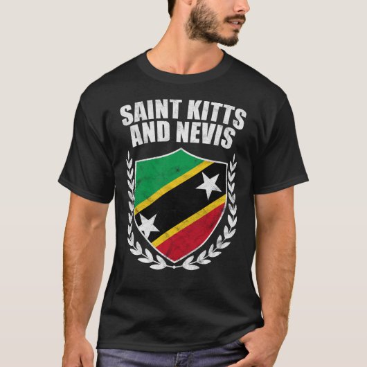 Saint Kitts en Nevis T-shirt (Voorkant)