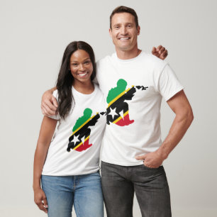 Saint Kitts en Nevis-zegel T-shirt