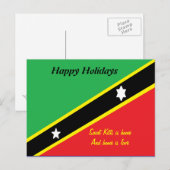 Saint kitts joyeuses cartes postales (Devant / Derrière)