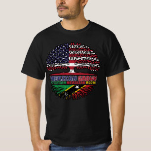 Saint Kitts Nevis Kittitian Nevisian American USA T-shirt