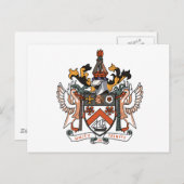 Saint Kitts wapenschild Briefkaart (Voorkant / Achterkant)