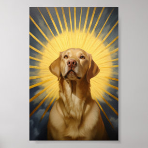 Saint Labrador retriever Poster