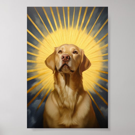 Saint Labrador retriever Poster (Voorkant)