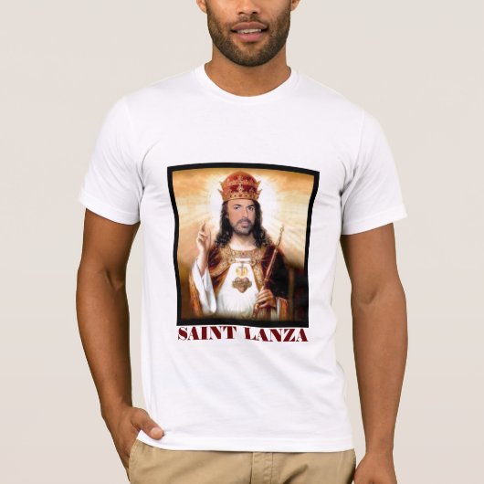SAINT LANZA ...EN DE BLIND ZIE T-SHIRT (Voorkant)