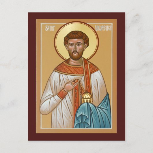 Saint Lawrence Prayer Kaart (Voorkant)