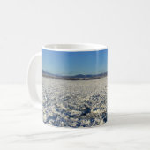 Saint Lawrence River in Winter, Quebec, Canada Koffiemok (Voorkant links)