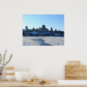 Saint Lawrence River & Old Quebec City, Quebec Poster (Keuken)