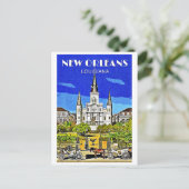 Saint Louis Cathedral Briefkaart (Staand voorkant)