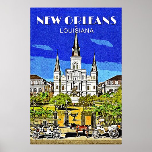 Saint Louis Cathedral Poster (Voorkant)