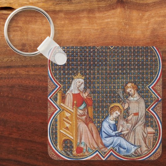 Saint Louis IX van Frankrijk Sleutelhanger (Voorkant)