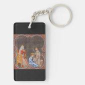 Saint Louis IX van Frankrijk Sleutelhanger (achterkant)